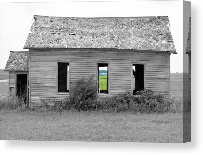 School Canvas Print featuring the photograph Window To The Future by Bonfire Photography
