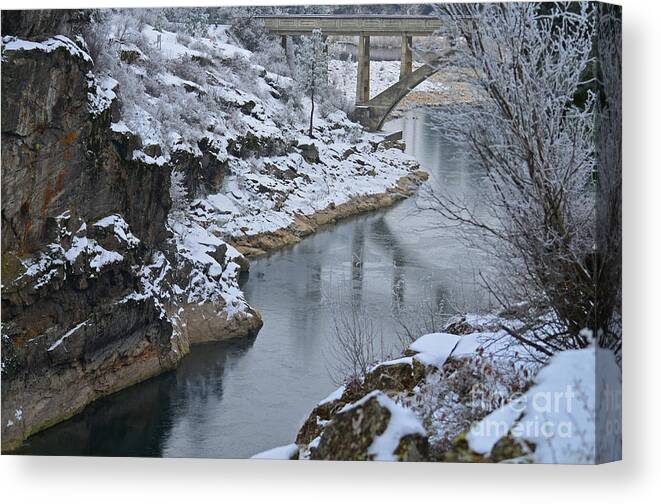Patzer Canvas Print featuring the photograph Winter Fashion by Greg Patzer