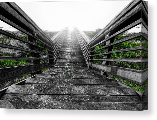 Arm Canvas Print featuring the photograph Wooden Entrance by Peter Lakomy