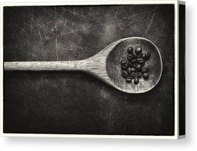 Still Life Canvas Print featuring the photograph Wooden Spoon by Claude Laramee