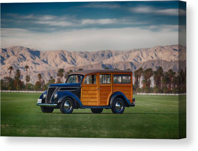 Woody Canvas Print featuring the photograph WOW Woodie by Scott Campbell