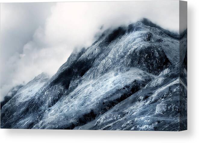 Scotland Canvas Print featuring the photograph Wuthering Heights. Glencoe. Scotland by Jenny Rainbow