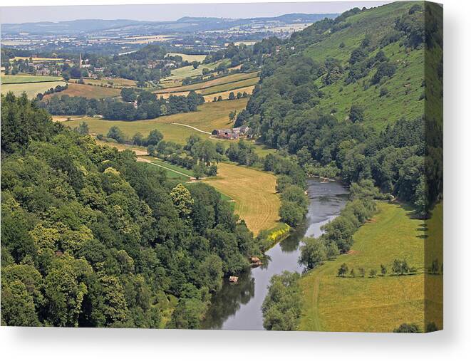 Wye Valley Canvas Print featuring the photograph Wye Valley by Tony Murtagh