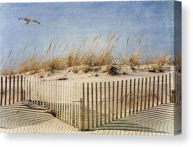Beach Canvas Print featuring the photograph Zig Zag Beach by Cathy Kovarik