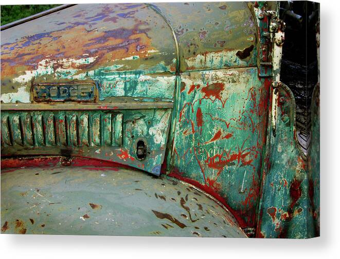 Dodge Canvas Print featuring the photograph Dodge by Ron Weathers