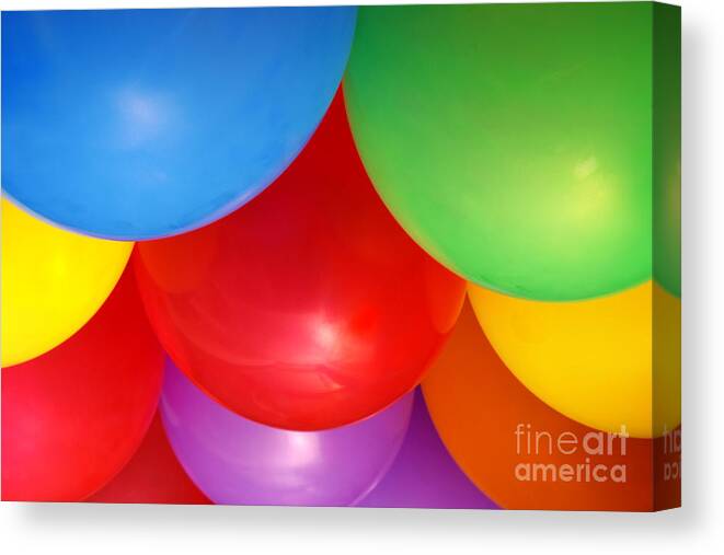 Background Canvas Print featuring the photograph Balloons Background #1 by Carlos Caetano