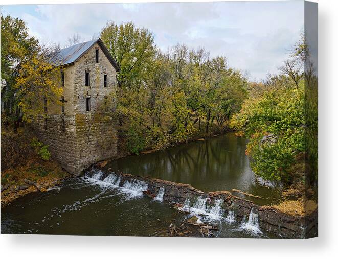 Mill Canvas Print featuring the photograph Cedar Point Mill #1 by Alan Hutchins