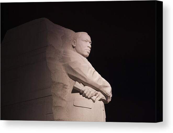 Martin Luther King Jr Canvas Print featuring the photograph Martin Luther King Jr Memorial #9 by Theodore Jones