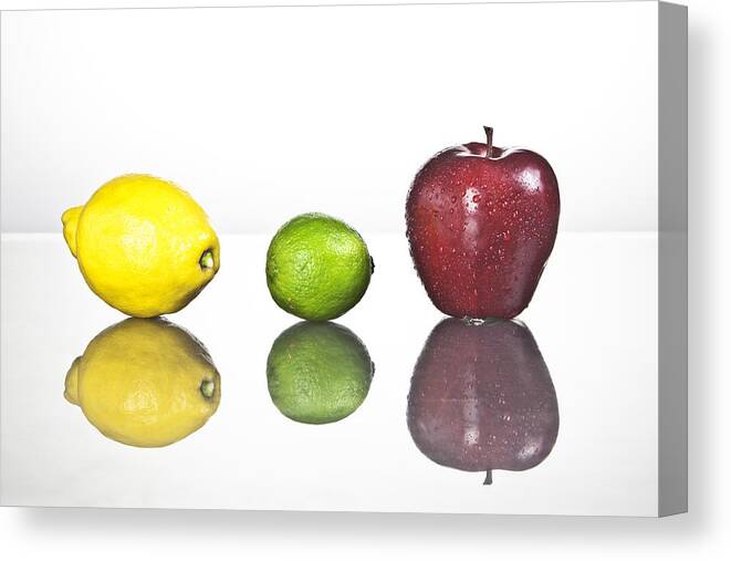 Citrus Fruits Canvas Print featuring the photograph Citrus Fruits #2 by Joana Kruse