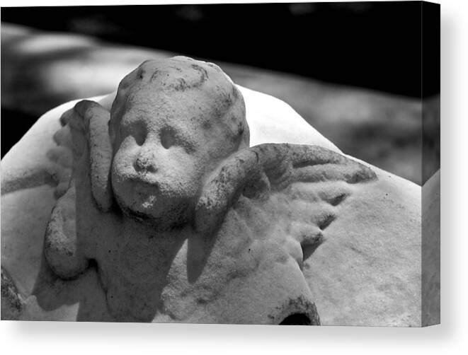 Savannah Angels Canvas Print featuring the photograph Angels Among Us #5 by Leslie Lovell