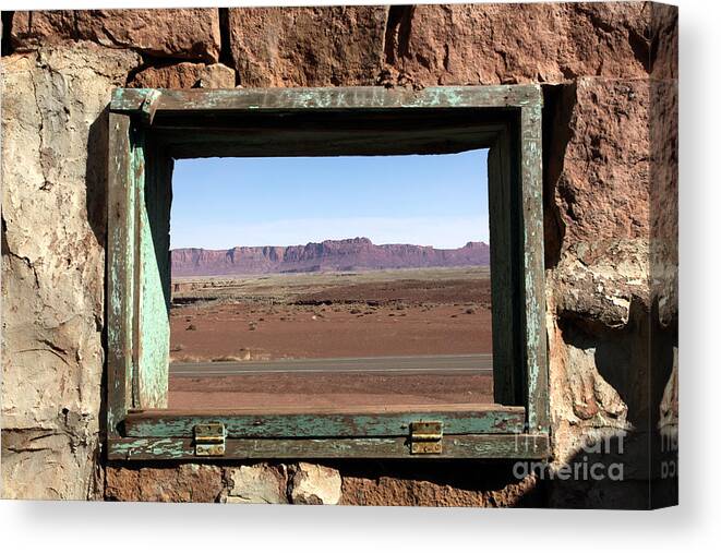 Arizona Canvas Print featuring the photograph A Room with a View by Karen Lee Ensley