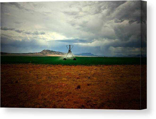 Farm Canvas Print featuring the photograph A to Z by Mark Ross