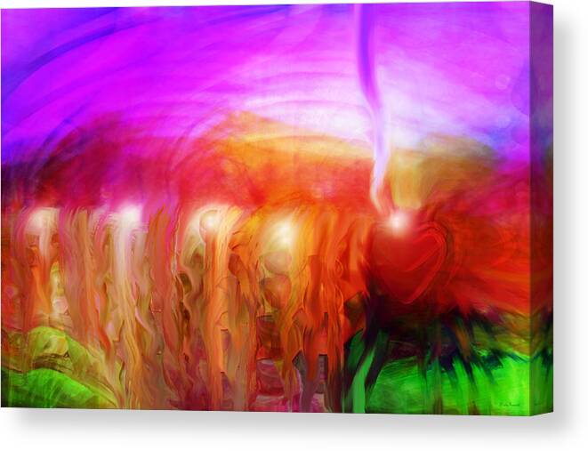 After The Storm Canvas Print featuring the digital art After the Storm by Linda Sannuti