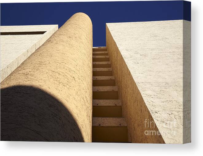 Architectural Canvas Print featuring the photograph Architectural abstract by Tony Cordoza