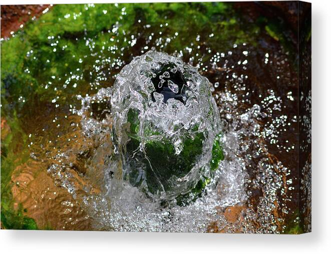 Wells Canvas Print featuring the photograph Artesian Well by Bill Hosford