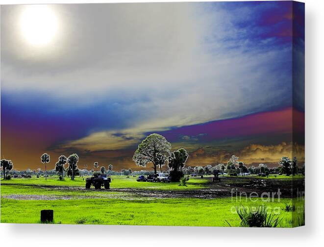 St. Lucie Mudjam Canvas Print featuring the photograph At the Mudjam by Don Youngclaus