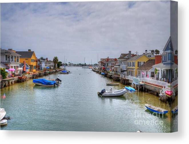 Photograph Canvas Print featuring the photograph Balboa Island 2 by Kelly Wade