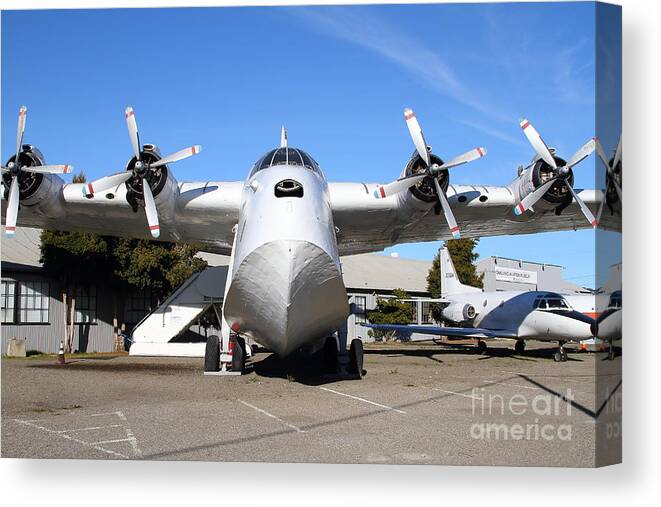 Airplane Canvas Print featuring the photograph BOAC British Overseas Airways Corporation Speedbird Flying Boat . 7D11246 by Wingsdomain Art and Photography