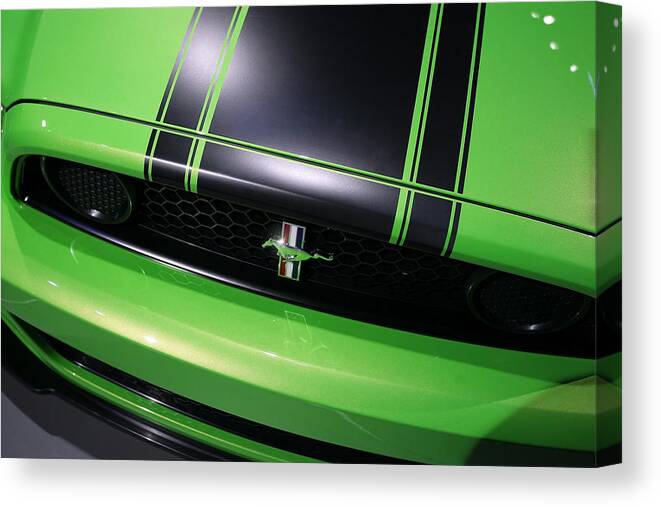 2011 Canvas Print featuring the photograph Boss 302 Ford Mustang by Gordon Dean II