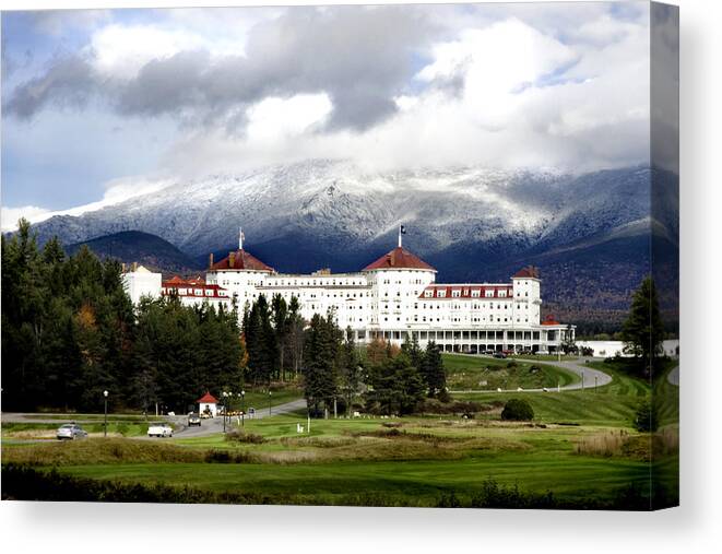 Clouds Canvas Print featuring the photograph Bretton Woods II by Greg Fortier