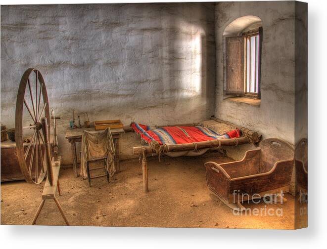 Mission La Purisima Canvas Print featuring the photograph California Mission La Purisima by Bob Christopher