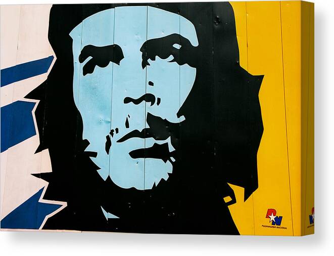 Che Guevara Canvas Print featuring the photograph Che Guevara by Claude Taylor