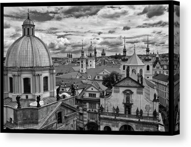 Prague Canvas Print featuring the photograph City of Spires by Jason Wolters