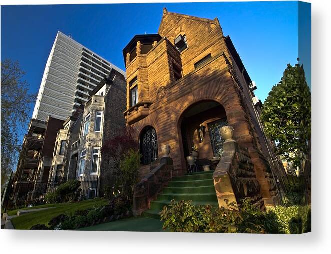 Architecture Canvas Print featuring the photograph Contrast in architecture by Sven Brogren