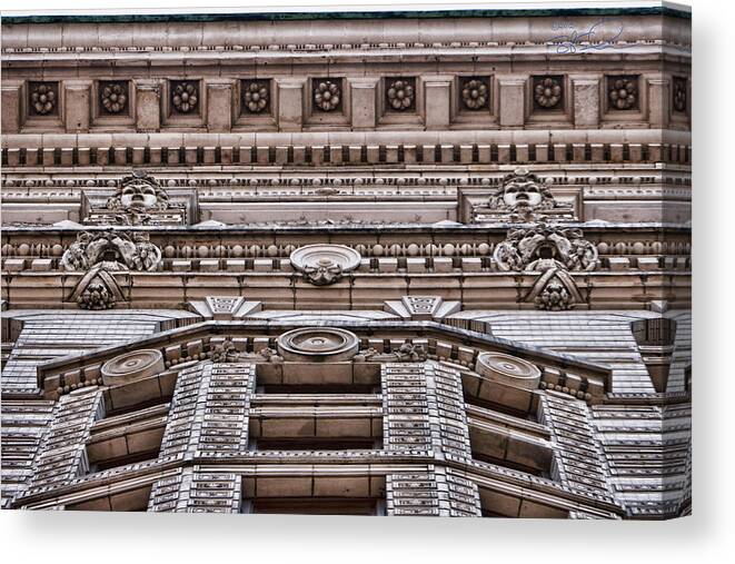 Flatiron Facade Canvas Print featuring the photograph Could this be Oz by S Paul Sahm