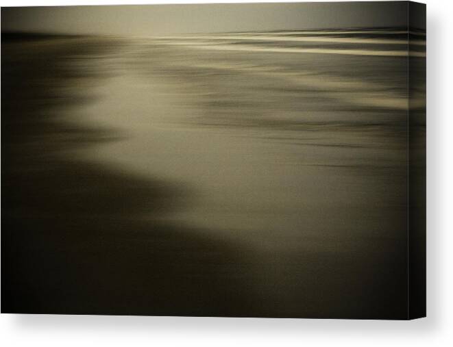 Corpus Christi Canvas Print featuring the photograph Evening Sand by Marilyn Hunt