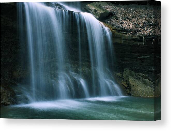 Waterfalls Canvas Print featuring the photograph Falls Bottom by Michelle Joseph-Long