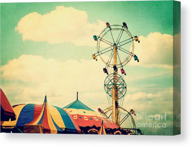 Ferris Wheel Canvas Print featuring the photograph Ferris Wheel by Kim Fearheiley