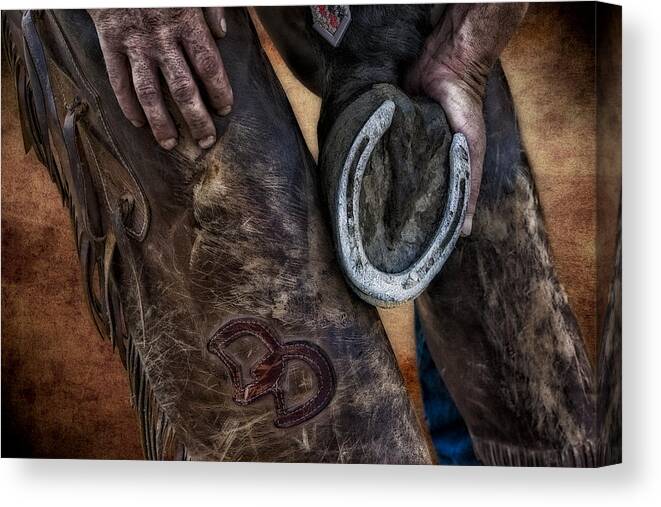 Horse Canvas Print featuring the photograph Good Luck by Susan Candelario