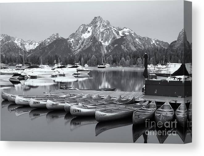 Clarence Holmes Canvas Print featuring the photograph Grand Teton Dawn IV by Clarence Holmes