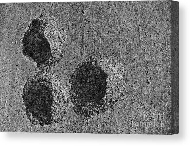 Holes Canvas Print featuring the photograph Granite holes by Olivier Steiner
