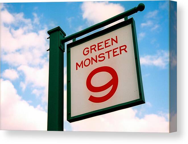 Boston Canvas Print featuring the photograph Green Monster by Claude Taylor