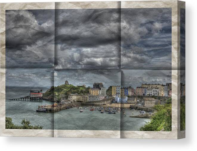 Tenby Harbour Canvas Print featuring the photograph Holiday Memories by Steve Purnell