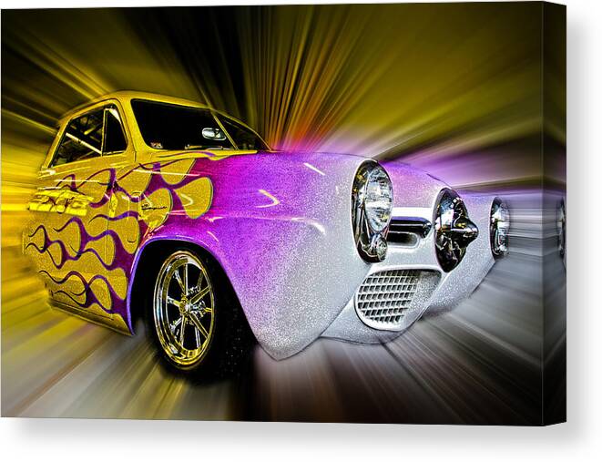 Vehicle Canvas Print featuring the photograph Hot Rod Art by Steve McKinzie