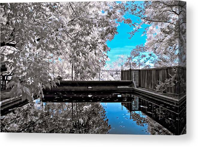 Infrared Canvas Print featuring the photograph Infrared Summer 2 by Steve Harrington