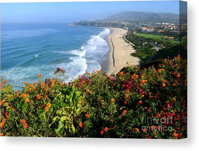 Coastal View Canvas Print featuring the photograph Invitation by Johanne Peale