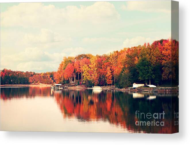 Lake Norman Canvas Print featuring the photograph Lake Norman North Carolina by Kim Fearheiley