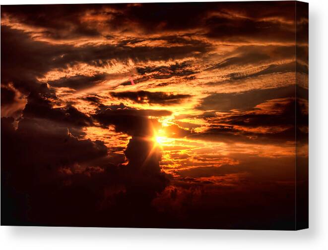 Sun Canvas Print featuring the photograph Let There Be Light by Joetta West