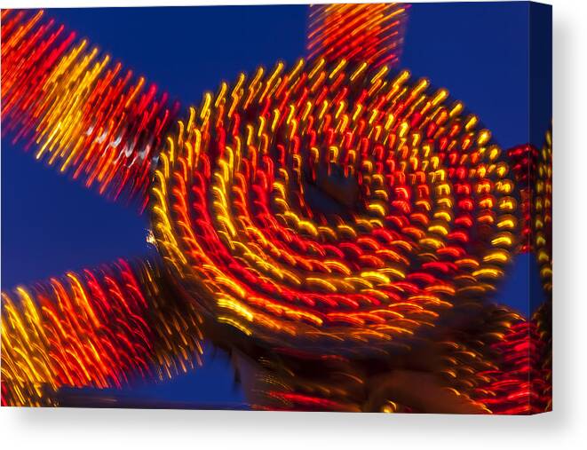 Carnival Canvas Print featuring the photograph Magic lights by Garry Gay