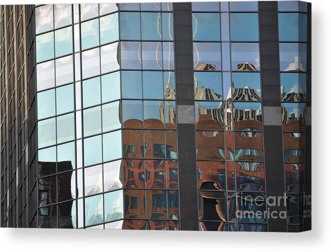 Building Canvas Print featuring the photograph Melt Down by Jim Simak