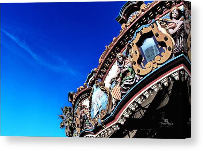 Merry-go-round Canvas Print featuring the photograph Merry-Go-Round by Russ Harris
