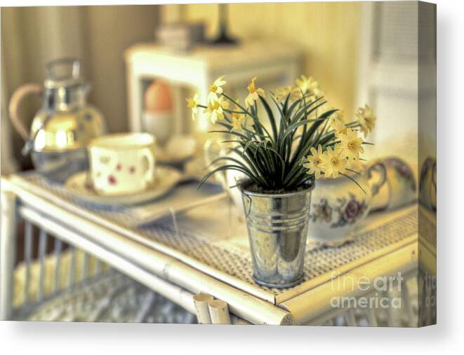 Breakfast Canvas Print featuring the photograph Morning Sunshine by Brenda Giasson
