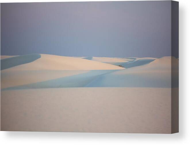 Wall Art Canvas Print featuring the photograph White Sands by Marlo Horne