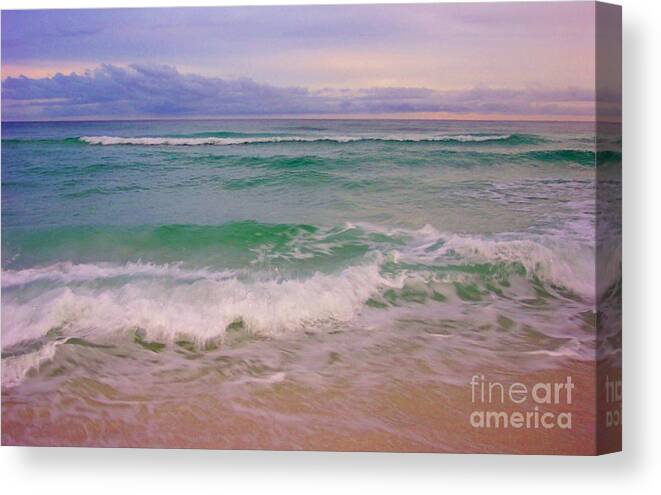Beach Canvas Print featuring the photograph Navarre Sunset by Jeanne Forsythe