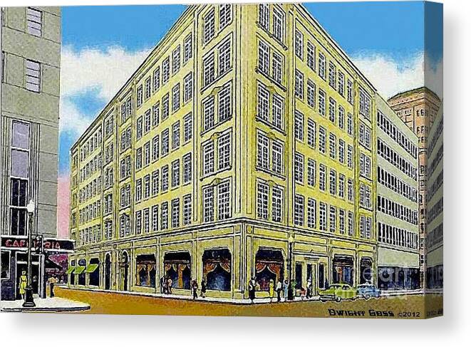 Neiman Marcus Department Store In Dallas Tx In The 1950's Canvas Print /  Canvas Art by Dwight Goss - Fine Art America