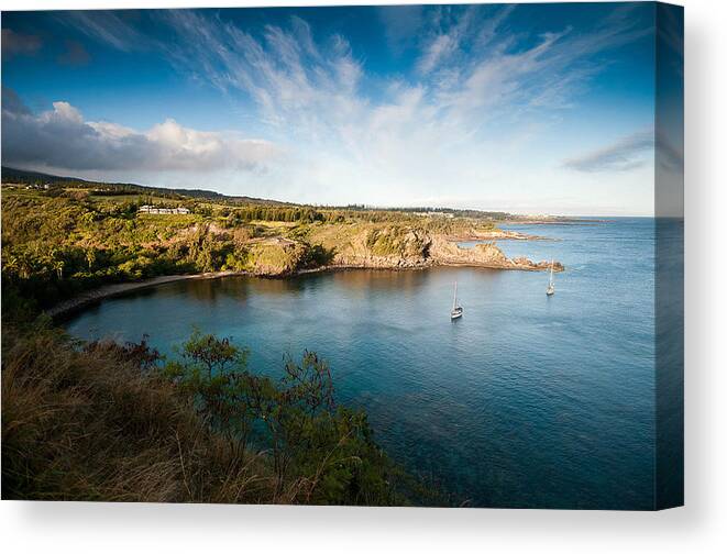 Ocean Canvas Print featuring the photograph No Limit by Michael Albright